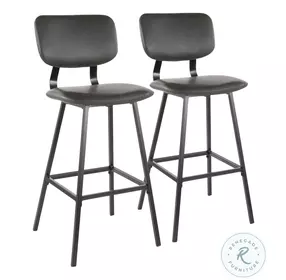 Foundry Grey Bar Stool Set Of 2