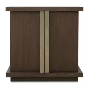 Carino Cocoa and Gold 2 Door Accent Chest