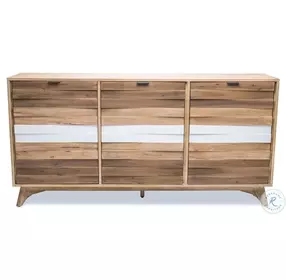 Hearthwood Tri Color 3 Door Credenza