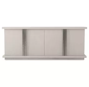 Carino Frost and Gray 2 Door Credenza