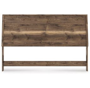 Darcalli Warm Natural Brown King Panel Headboard