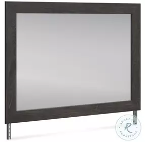 Parlayon Charcoal Bedroom Mirror