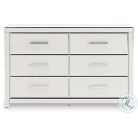 Ravalori White 6 Drawer Dresser