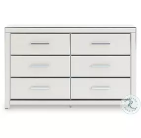 Ravalori White 6 Drawer Dresser