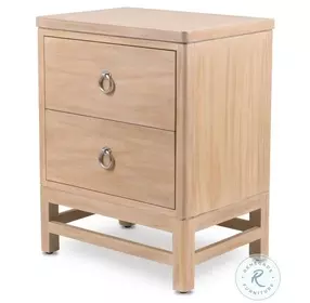 Cypress Sandstone 2 Drawer Nightstand