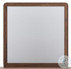 Hollinaze Walnut Brown Bedroom Mirror