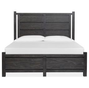 Foxrun Hollow Ravenwood Black King Panel Bed