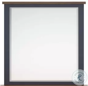 Landocken Brown And Blue Mirror