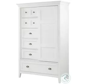 Egret Bay Chalk White Door Chest