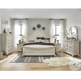 Bronwyn Alabaster Shaped Panel Bedroom Set