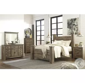 Trinell Brown Poster Bedroom Set