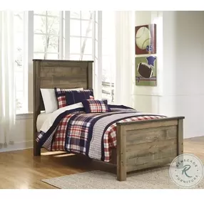 Trinell Brown Twin Panel Bed