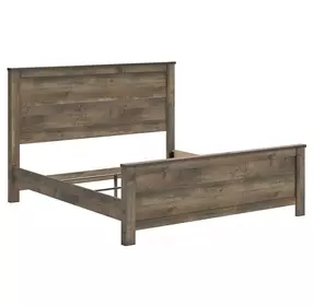 Trinell Brown King Panel Bed