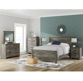 Frandern Black and Gray Youth Panel Bedroom Set