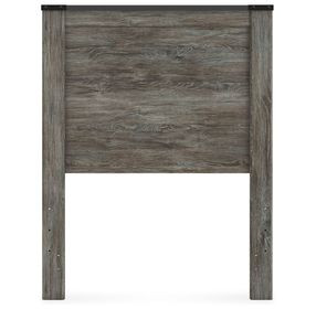 Frandern Rusti Warm Gray Twin Panel Headboard