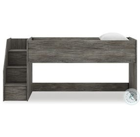 Frandern Gray Twin Loft Bed