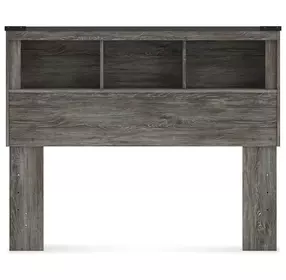 Frandern Rusti Warm Gray Full Bookcase Headboard
