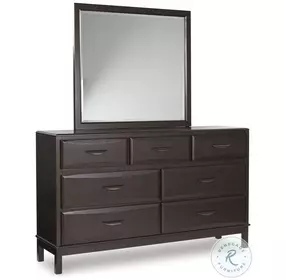 Vanmore Merlot Dresser and Mirror