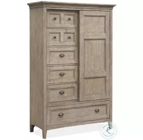 Paxton Place Dovetail Grey Gentleman Chest
