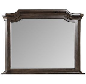 Lyndhurst Walnut Rectangular Dresser Mirror