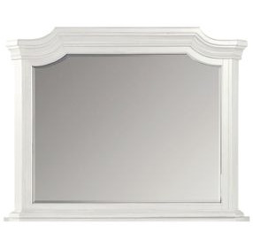 Lyndhurst Vintage White Rectangular Dresser Mirror