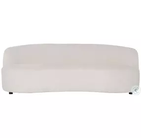 Elle Plush White Sofa