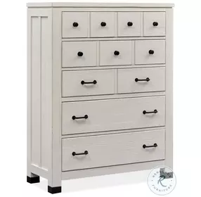 Harper Springs Silo White Drawer Chest
