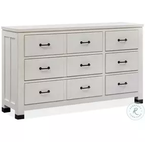 Harper Springs Silo White Drawer Dresser