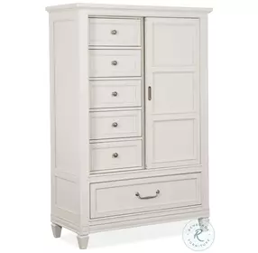 Willowbrook Egg Shell White Door Gentlemans Chest