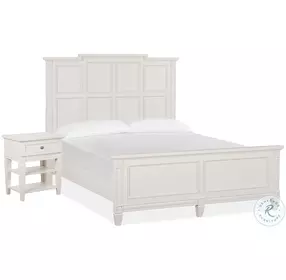Willowbrook Egg Shell White Panel Bedroom Set