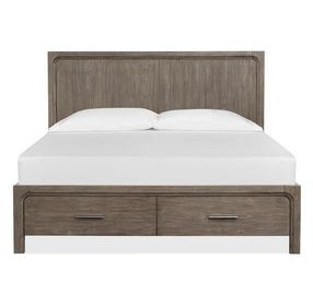 Westbourne Dark Umber King Storage Panel Bed