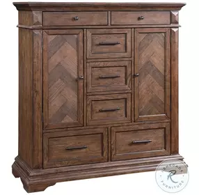 Mar Vista Brushed Walnut Door Chest