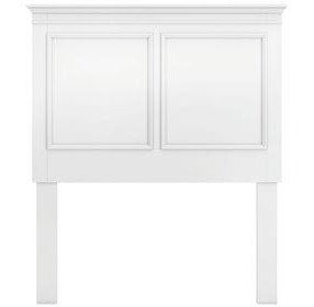 Fortman White Twin Panel Headboard