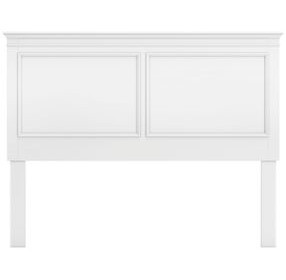 Fortman White Queen Panel Headboard