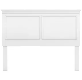 Fortman White Queen Panel Headboard