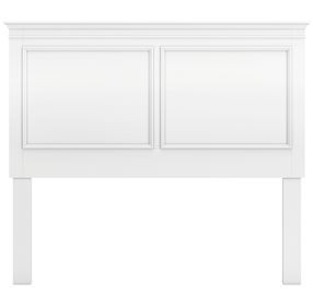 Fortman White Full Panel Headboard