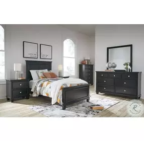 Lanolee Black Youth Panel Bedroom Set