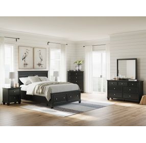 Lanolee Black Storage Panel Bedroom Set