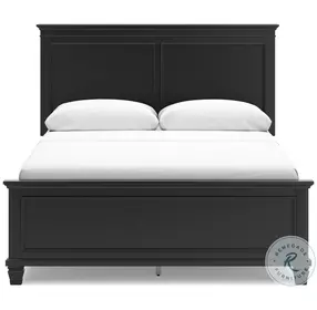 Lanolee Black Full Panel Bed