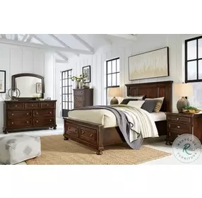 Porter Rustic Brown Panel Storage Bedroom Set