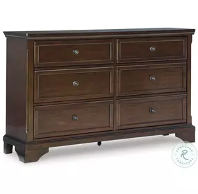 Trellington Brown 6 Drawer Dresser