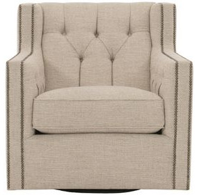 Candace Cream Swivel Chair
