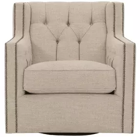 Candace Cream Swivel Chair