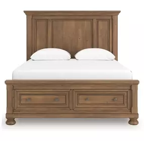 Vandenmore Medium Brown Queen Storage Panel Bed