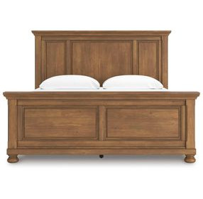 Vandenmore Medium Brown King Panel Bed