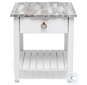 Garden Gate Rectangular End Table