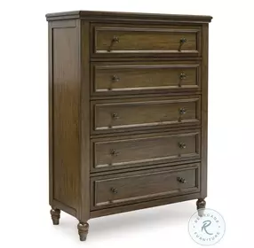 Sturlayne Brown 5 Drawer Chest