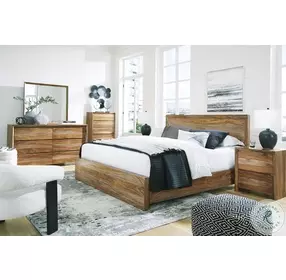 Dressonni Brown Panel Bedroom Set