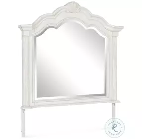 Montelaine Antique White Bedroom Mirror