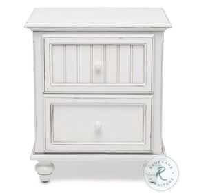 Riviera Blanc 2 Drawer Nightstand
